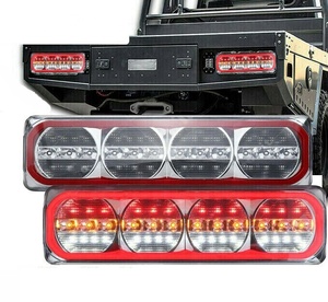 385 Series LED Taillight Rear Car Truck Trailer Strobe Amber Light