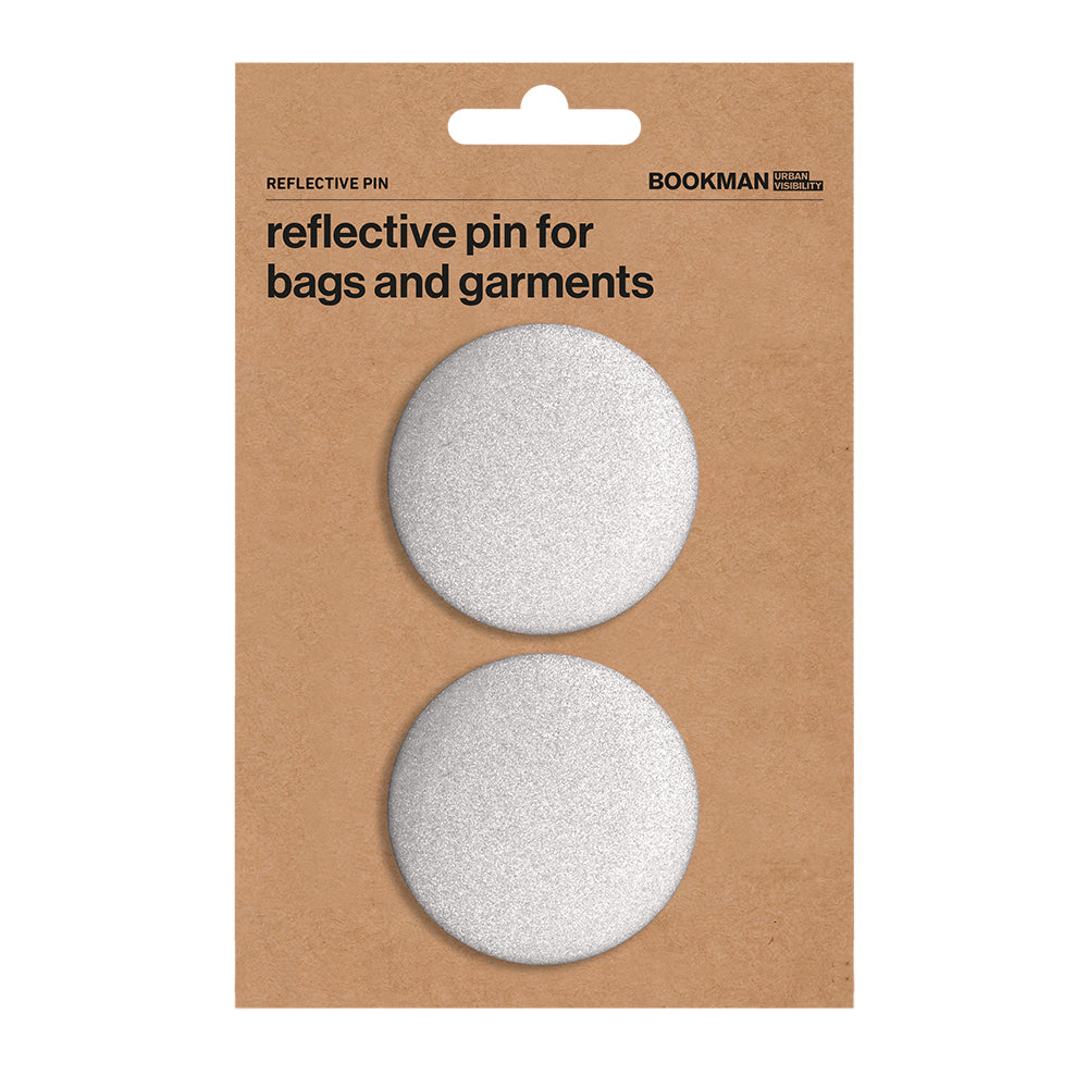 Bookman Reflective Pin Packaging