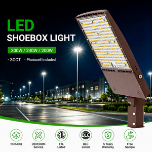 300W IP65 Rated Aluminum Alloy LED Shoebox Light AC220V Highway Use Outdoor Lighting