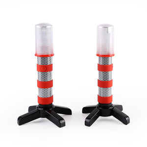 LED Emergency Road Flares Red Roadside Beacon