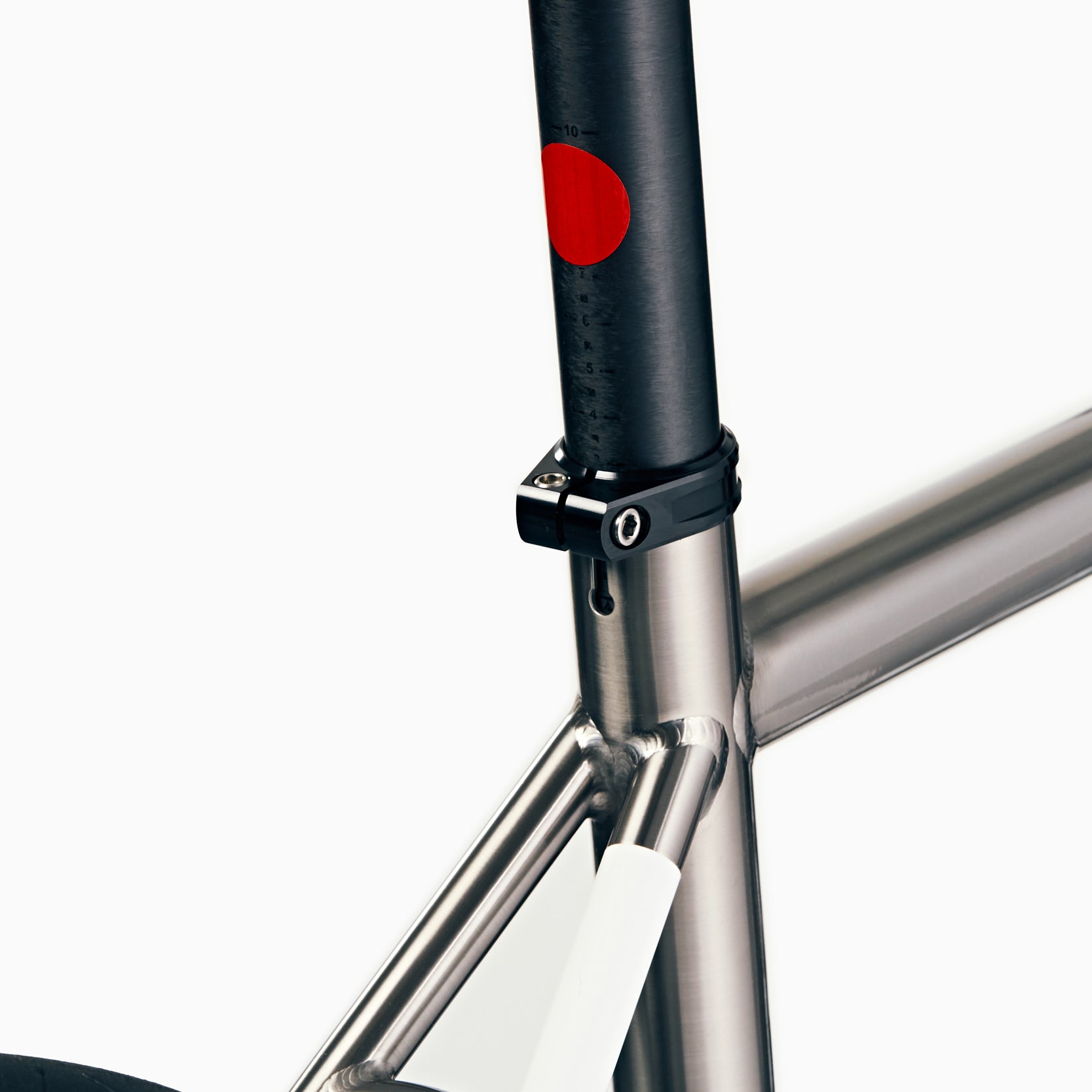Reflective Frame Stickers Applied to Bicycle Frame