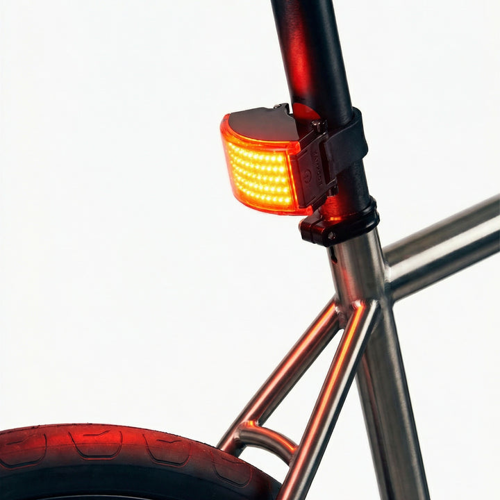 Curve Rear bike light mounted on seatpost