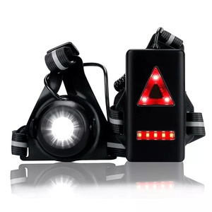 High Quality LED Safety Warning Chest Light USB Rechargeable LED Running Night Light Running Lights for Outdoor Activities