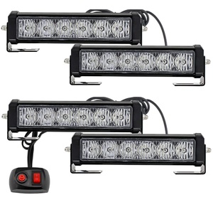 DC12V Dual Color Red White ION Led Strobe